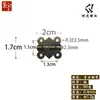 Bisagra de mariposa 018 accesorios para gabinetes y herrajes para cajas de madera bisagra de jaula de pájaros de 90 grados bisagra de tamaño mini galvanizada