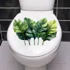 Va-M291 Acuarela Hojas Verdes Frescas Dormitorio Baño Inodoro Pegatinas Decorativas Embellecimiento Pegatinas Autoadhesivas Venta al por Mayor Exportación