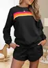 Conjunto de Cinta de Bloques de Color Europeos y Americanos Otoño/Invierno 2026 para Mujer, Popular Venta Online Transfronteriza, Nuevo Conjunto de Hogar de Otoño para Mujer
