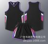 Conjunto de Uniforme de Basquete Adulto Infantil Americano Estampado Venda Direta Jogo Uniforme Esportivo Uniforme de Treinamento Jovem