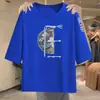 Comercio Exterior Transfronterizo Despacho de Comercio Exterior Stock Ropa de Madre Mediana Edad y Adultos Mayores Camiseta de Manga Tres Cuartos para Mujer Holgada Adelgazante que Oculta el Vientre Talla Grande Top