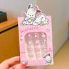 Pegatinas de uñas de la serie Sanrio, exquisitas pegatinas de uñas para niños, lindas pegatinas de uñas Kulomi Meruti para niños