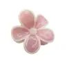Pinza para el pelo grande de flor de plumeria para mujeres con cabello grueso, estilo dulce simple y elegante, pinza de tiburón, accesorio floral para el cabello