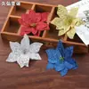 Flores Decorativas de Navidad Material No Tejido Flores de Navidad Decoración Ambiente Navideño Flores de Navidad