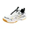 Zapatos profesionales de bádminton para niños, zapatos de tenis de mesa para jóvenes, zapatillas de tenis para niños y niñas con hebilla giratoria, zapatillas de entrenamiento para niños mayores