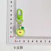 Llavero de Manzana Simulada Mini Colgante de Fruta Decoración de Mochila para Niña Mejor Amigo Pareja Regalo Accesorios Venta al por Mayor