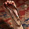 Cordão para Pingente Estilo Xizang, Cordão de Colar Trançado Puramente Feito à Mão, Amuleto de Buda de Jade DIY, Cordão para Pendurar Pingente Thangka, Colar Estilo Étnico