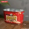 Balde de Gelo para Vinho Tinto Cerveja Bar KTV Balde de Gelo Doméstico de Piquenique Comercial Externo Balde de Armazenamento Grande Recipiente de Armazenamento