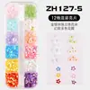 Parche para la Cara Accesorios Faciales Parche Decorativo para la Cara Mariposa Flor Tridimensional Lentejuelas de Cola de Pez Perla Uñas Artísticas Manualidades DIY para Niños Maquillaje de Ojos