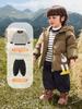 Chamarra de Algodón con Gorro Panda Kaka para Niños Abrigo de Algodón para Niños Ropa de Invierno Ropa Caliente de Algodón para Niñas Ropa de Abrigo de Otoño e Invierno para Bebés