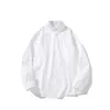 Yidao Vintage 2026 Otoño Nuevo Estilo Hong Kong Camisa Oversize de Color Sólido para Hombre, Marca de Tendencia, Camisa de Manga Larga Suelta de Gama Alta