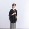 8 Cores em Estoque, Tecido Bom, Novidade Primavera/Verão 2026 Estilo Japonês e Coreano Gola V Suéter Camisa Lisa Solta com Mangas Morcego para Mulheres
