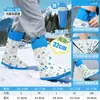 Cubrezapatos de Lluvia, Resistentes al Desgaste, Engrosados para Niñas y Niños, Tubo Alto para Ciclismo, Cubre Pies para Senderismo de Estudiantes, PVC Impermeable y Resistente a la Suciedad