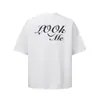 Camiseta Creativa con Estampado de Letras de Manga Corta para Niños, Camiseta Casual Holgada de Cuello Redondo de Media Manga Hip-Hop de Moda para Verano