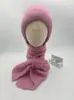 Gorro de Invierno para Mujer con Protección para las Orejas Bufanda de Felpa Todo en Uno Gorro de Nieve Más Gorro de Lana Felpudo con Hebilla Gorro de Punto con Protección para las Orejas para Prevenir el Frío