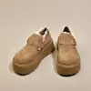 Sandálias Birkenstock femininas de camurça, nova coleção outono 2026, sola plataforma, que aumenta a altura, estilo retrô, sapatilhas de calçar fácil para mulheres baixinhas