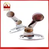 Suporte de tubo duplo redondo de aço inoxidável espesso de alta qualidade, suporte de toalha, suporte de toalha de cabeça dupla, suporte de tubo redondo, suporte de tubo de aço, suporte para varão de pendurar roupas