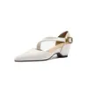 Sandalias de cuña cerradas con correa diagonal retro hueca francesa 2026, zapatos casuales con cuña interna, tallas 33-43, zapatos de exportación