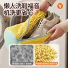 Bolsa Especial para Lavar Zapatos en Lavadoras, Bolsa de Lavado Protectora Anti-Deformación para Uso Doméstico, Cepillo para Zapatos Espeso con Cerdas Suaves, Herramienta de Limpieza para Zapatos