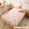 Sábana bajera ajustada antideslizante de seda helada transfronteriza para comercio exterior, protector de colchón de cobertura total para el hogar, dormitorio de estudiante, apartamento, disponible en varios tamaños