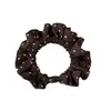 Diadema elástica plisada de lunares con volantes que no daña el cabello, accesorio versátil para coleta para mujer