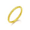 Anillo Patrón de Hierba Flor de Bauhinia Shajin Color Dorado Herencia del Método Antiguo Seiko Anillo Sólido Prime Anillo Mismo de la Familia Zhou