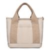 Bolsa de Lona Personalizada Nueva Bolso de Mano Artístico Bolsa para Lonchera Bolsa para Almuerzo de Mujer Estilo Japonés Bolsa Pequeña Bolsa para Almuerzo con Bolsa para Arroz Logo Impreso