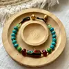 Nuevo al por mayor estilo nacional retro pulsera de cuentas nepalíes temperamento joyería nueva joyería tejida a mano con cuentas chinas