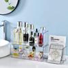 Caja de almacenamiento de cosméticos, tocador de escritorio de acrílico, estante de almacenamiento para productos de cuidado de la piel, mascarillas, lápiz labial, caja de almacenamiento, cesta de almacenamiento