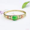 Pulseira de Ágata Vermelha Aiyu Calcedônia Verde Imperial Pulseira Guardiã Vintage Fábrica Atacado Dropshipping S4021902