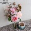 Renúncia de Rosa Lu Lian Mão Amarrar Flor Artificial Casa Design de Flor Falsa Decoração de Parede de Casamento Segurando Flor CF02039