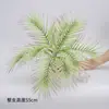 Hojas de palma verdes, flores artificiales, vegetación estilo bosque, follaje para decoraciones de boda, arreglos florales y accesorios decorativos, hojas artificiales