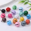 Sino Redondo Colorido 17mm, Sino Colorido Pintado Artesanalmente DIY Doce, Pequenos Acessórios para Coleira de Sino de Animal de Estimação Redondo