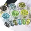 Explosiones transfronterizas lentejuelas para uñas color mágico japonés lentejuelas de cristal de hielo reflectantes decoraciones de uñas al por mayor