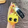 Chaveiro Criativo Gato de Olhos Grandes Aperta-se Boneca Gatinho Desenho Animado Fofo Descompressão Pingente de Bolsa para Casal Presente