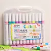 Marcadores de Colores Flash Oudemei con Purpurina Estudiante Color Perlado Pintura Diario Infantil Arte Bolígrafos Fluorescentes Mayoreo