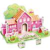 Quebra-cabeça tridimensional pequeno tamanho transfronteiriço jardim de infância pequeno presente modelo de casa feito à mão 3-6 anos meninos e meninas educação infantil