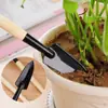 Conjunto de Ferramentas de Jardinagem de Três Peças para Cultivar Flores, Plantas em Vasos de Jardinagem Doméstica, Pá Pequena de Jardim, Pá para Arrancar Ervas Daninhas e Afofar