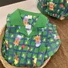 Pijama de Urso Xadrez de Natal para Mulheres, Novo Conjunto de Shorts de Manga Curta para o Verão, Lindo Conjunto de Duas Peças para Casa de Menina
