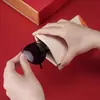 Bolsa Portátil para Óculos, Bolsa de Armazenamento para Óculos de Sol, Bolsa de Veludo Anti-Pressão, Fecho Automático de Mola, Estojo de Óculos de Alta Qualidade