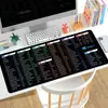 Teclas de Atalho em Inglês Mouse Pad Extra Grande Fofo Feminino Antiderrapante Borda Almofada para Teclado de Computador Mouse Pad Atacado