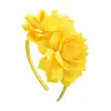 Cross-border New Children's Headwear Festival Performance Flower Hairband Estilo coreano em meninas Rose Headband Acessórios para cabelo 293