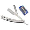 Suporte Manual Dobrável Vintage para Navalha para Barbear, Corte de Cabelo e Aparar Sobrancelhas, Feito de Metal