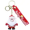 Chaveiro de Boneca de Natal Transfronteiriço Feito de Material Plástico Macio, Pingente de Bolsa Estilo Europeu e Americano, Inclui um Pequeno Pingente da Moda de Presente