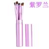 5 Eye Shadow Brush Set animal pony lã tubo de alumínio 5 pincel de maquiagem conjunto completo de ferramentas de maquiagem bucket brush