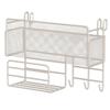 Estante de Almacenamiento para Mesita de Noche, Artefacto para Dormitorio Universitario, Cesta Colgante para Cama, Estante para Snacks, Estante de Almacenamiento para Artículos Varios al Lado de la Litera Superior del Dormitorio