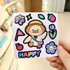 Benny Oso Dibujo Animado Lindo ins Taza Térmica Taza Panza Grande Pegatina pvc Taza de Agua Pegatina Impermeable Pegatina para Diario