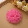 Estilo Doce Princesa Coreana Bolinhas Plissado Rosa DIY Pegador Corda de Cabelo Adorno de Cabeça Corsage Roupas Flor Acessórios