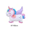 Globo de Película de Aluminio con Dibujos de Corona Unicornio Dinosaurio Gato León Mate Decoración para Fiesta Puesto de Globos Venta al por Mayor