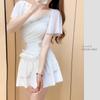 Traje de baño de una pieza estilo hada con encaje para mujer, conservador, adelgazante, que cubre el abdomen, sexy, talla grande, estilo falda, traje de baño tipo hada